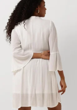 witte y.a.s. mini jurk yaschella 3/4 tunic dress s. fest