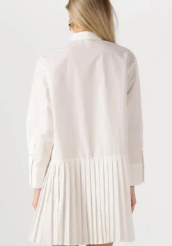 witte y.a.s. mini jurk yaselli ls shirt dress s. noos