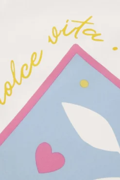 witte ydence t-shirt t-shirt la dolce vita