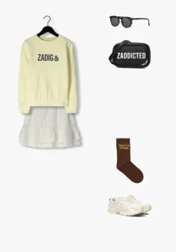 witte zadig & voltaire minirok x60330