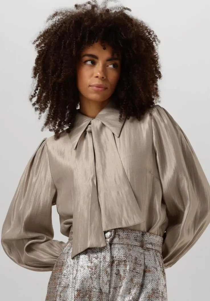 zand aaiko blouses veronne tie shimm ray 517