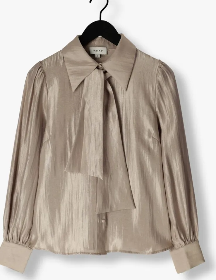 zand aaiko blouses veronne tie shimm ray 517