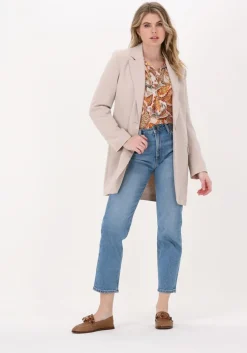 zand access blazer one-button crepe blazer