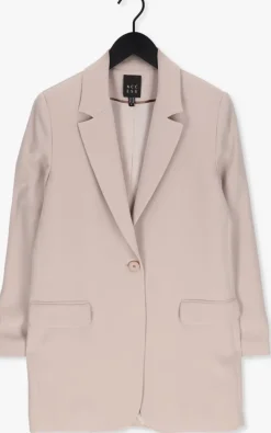 zand access blazer one-button crepe blazer