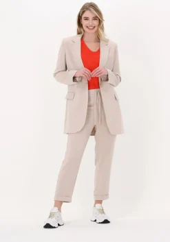 zand access blazer one-button crepe blazer