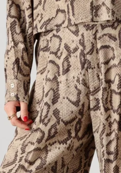 zand alix the label pantalon ladies woven snake twill pants