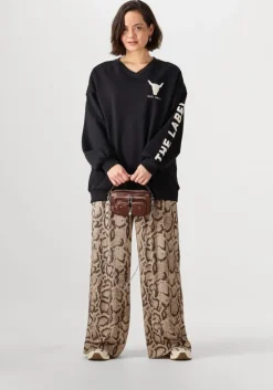zand alix the label pantalon ladies woven snake twill pants