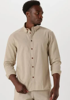 zand anerkjendt casual overhemd akleif l/s cot/linen shirt