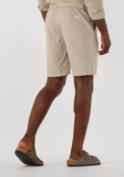 zand anerkjendt korte broek aklt james cot/linen ela shorts