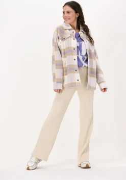 zand another label flared broek aurelie knitted pants