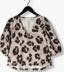 zand by-bar blouses juta cheetah blouse