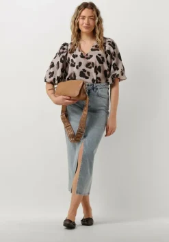 zand by-bar blouses juta cheetah blouse