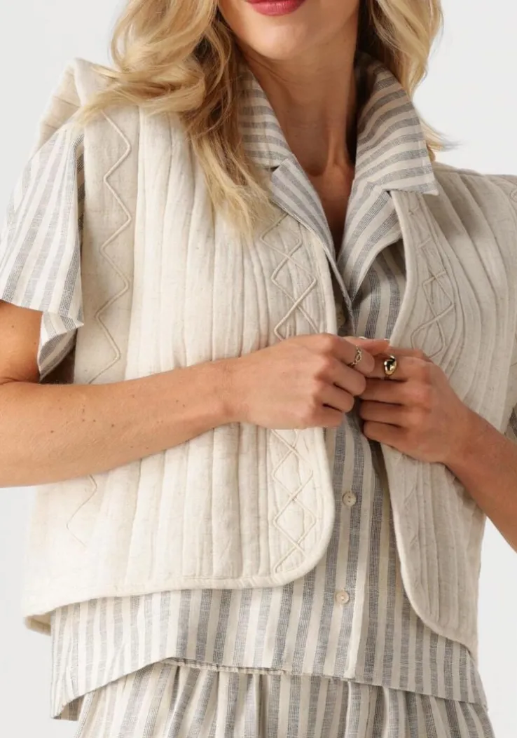 zand by-bar gilet isla cord jacket n