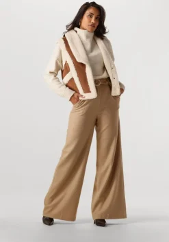 zand caroline biss wijde broek 4531