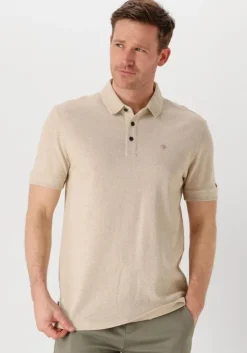 zand cast iron polo short sleeve polo popcorn jersey melange
