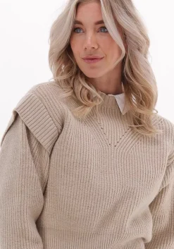 zand colourful rebel trui toby sleeve detail knitwear sweater