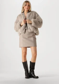 zand drykorn faux fur jas kilchurn