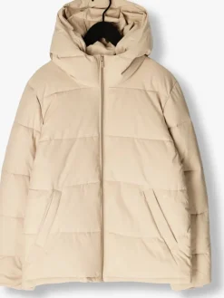 zand elvine gewatteerde jas bjarne