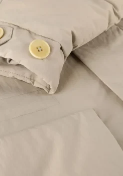 zand elvine gewatteerde jas povel