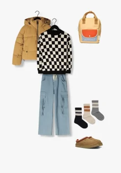 zand frankie & liberty gewatteerde jas puck puffer coat