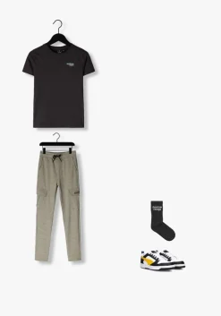 zand indian blue jeans cargobroeken jog pant cargo check