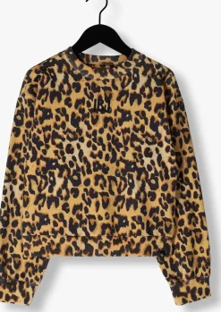 zand indian blue jeans sweater sweater leopard