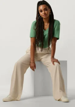 zand knit-ted wijde broek wendy