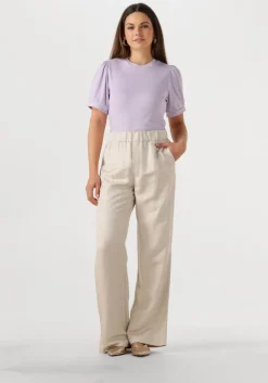 zand minus wijde broek sabbi linen pant