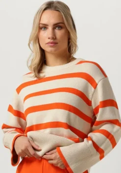 zand modström trui corbinmd stripe o-neck