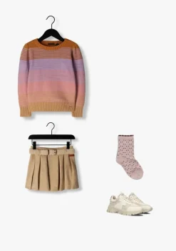 zand nono jeans nella girls suedine short sand