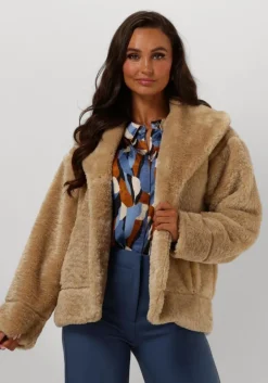 zand notre-v faux fur jas nv-eden