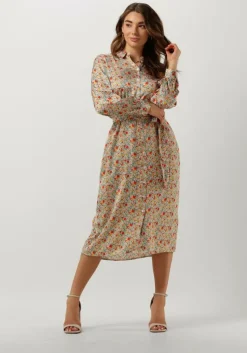 zand object midi jurk jabin l/s shirt dress 126