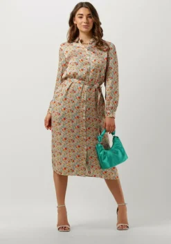 zand object midi jurk jabin l/s shirt dress 126