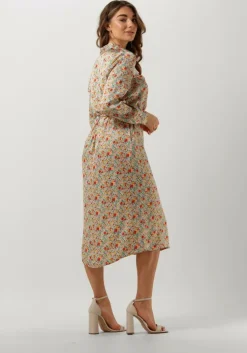 zand object midi jurk jabin l/s shirt dress 126