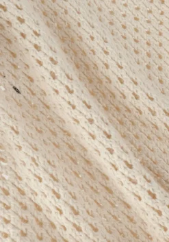 zand object midi jurk objedita s/s knit dress a vip 23