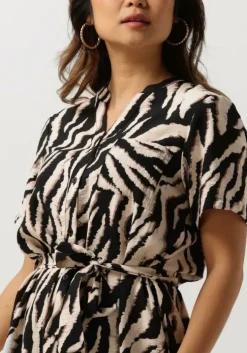 zand object mini jurk objjacira s/s shirt dress