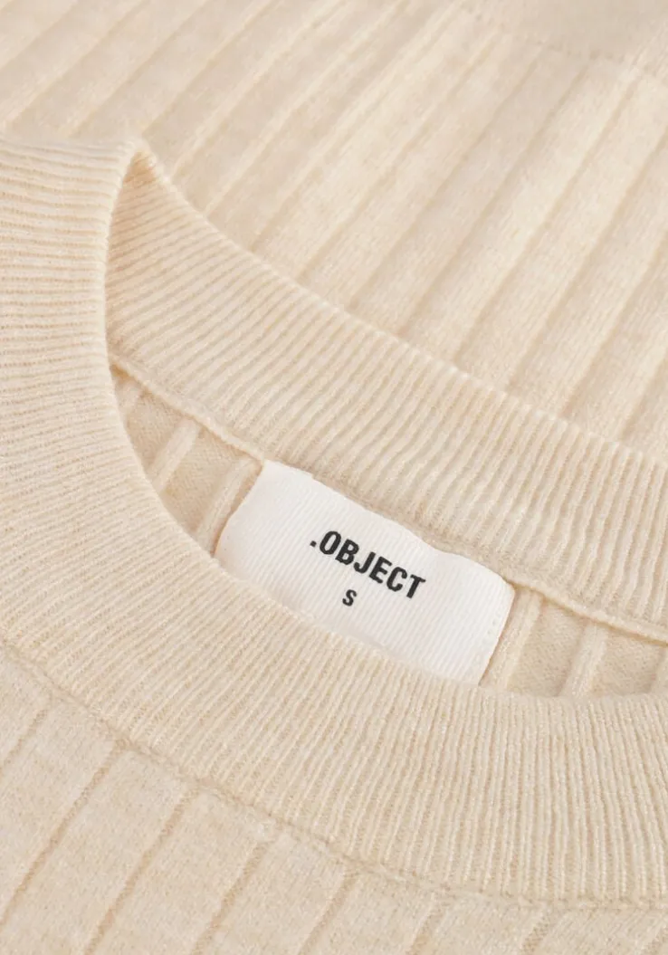 zand object t-shirt objnoelle s/s knit t-shirt