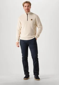 zand pme legend trui half zip collar cotton mouline