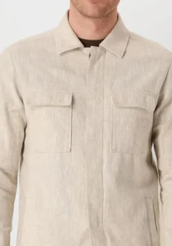 zand profuomo overshirts overshirt cotton linen