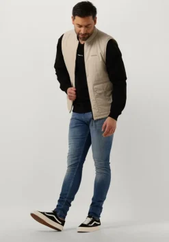 zand purewhite bodywarmer light padded bodywarmer