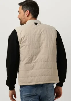 zand purewhite bodywarmer light padded bodywarmer