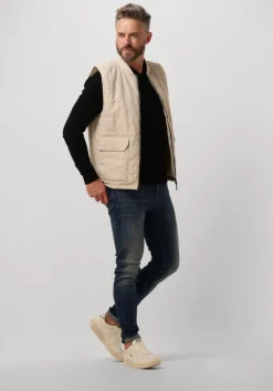 zand purewhite bodywarmer light padded bodywarmer