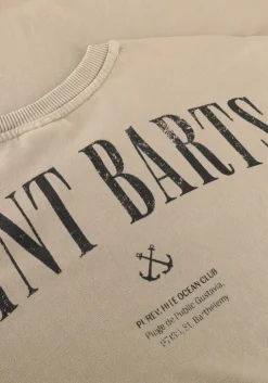 zand purewhite t-shirt tshirt with small front logo at side and big back print