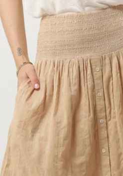 zand ruby tuesday maxirok sali long skirt with smock waistband and full placket