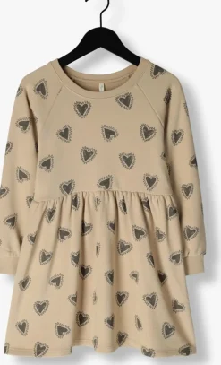 zand rylee + cru mini jurk raglan dress hearts