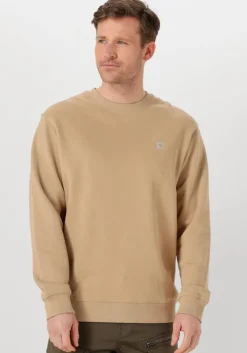 zand scotch & soda sweater badge logo crew sweatshirt