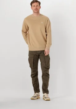 zand scotch & soda sweater badge logo crew sweatshirt