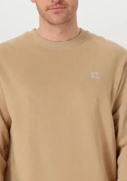 zand scotch & soda sweater badge logo crew sweatshirt