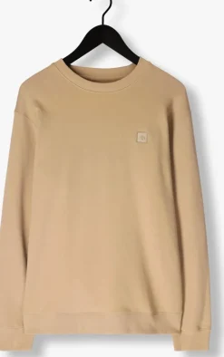 zand scotch & soda sweater badge logo crew sweatshirt