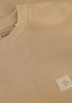 zand scotch & soda sweater badge logo crew sweatshirt